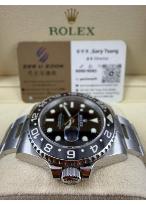二手 ▶️ Rolex 勞力士 GMT-MASTER II ◀️ 116710LN 2017年錶 (40mm) 